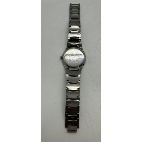 Alba Sapphire VX51-X426 Silver Tone Round Mens Watch Stainless Steel Band Roman - Picture 4 of 7